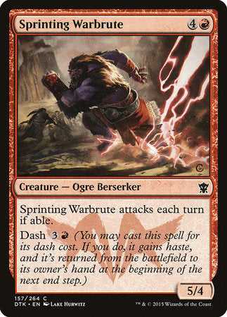 Sprinting Warbrute [Dragons of Tarkir] | Exor Games Summserside