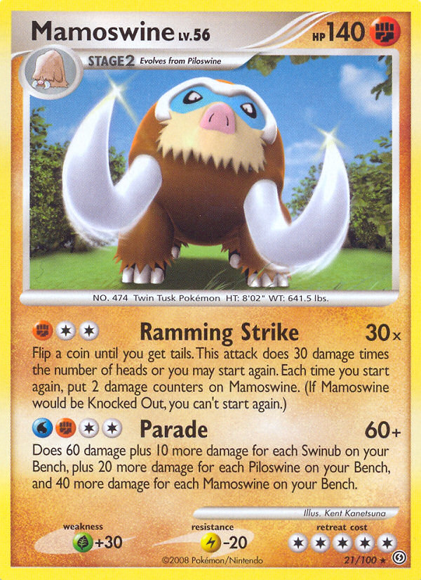 Mamoswine (21/100) [Diamond & Pearl: Stormfront] | Exor Games Summserside