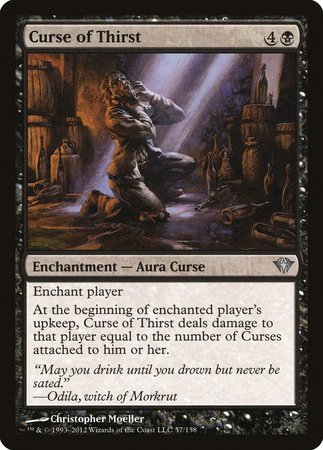 Curse of Thirst [Dark Ascension] | Exor Games Summserside