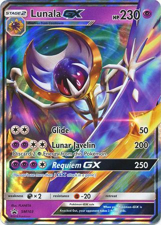 Lunala GX (SM103) (Jumbo Card) [Sun & Moon: Black Star Promos] | Exor Games Summserside