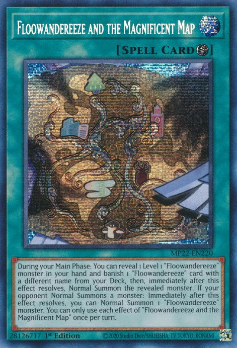 Floowandereeze and the Magnificent Map [MP22-EN220] Prismatic Secret Rare | Exor Games Summserside