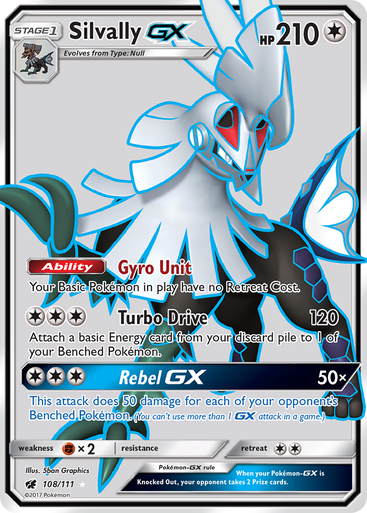 Silvally GX (108/111) [Sun & Moon: Crimson Invasion] | Exor Games Summserside