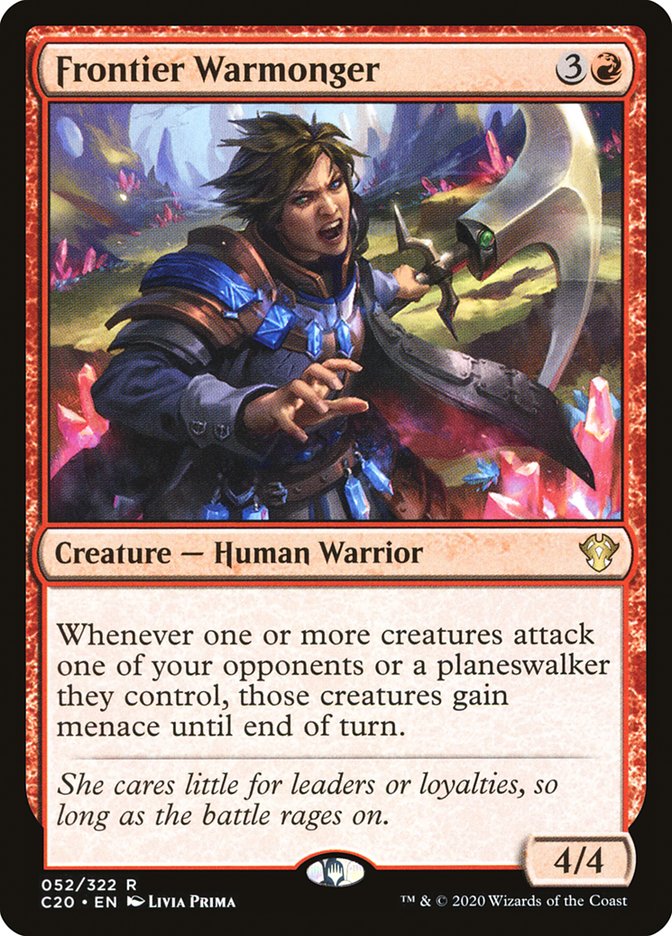Frontier Warmonger [Commander 2020] | Exor Games Summserside