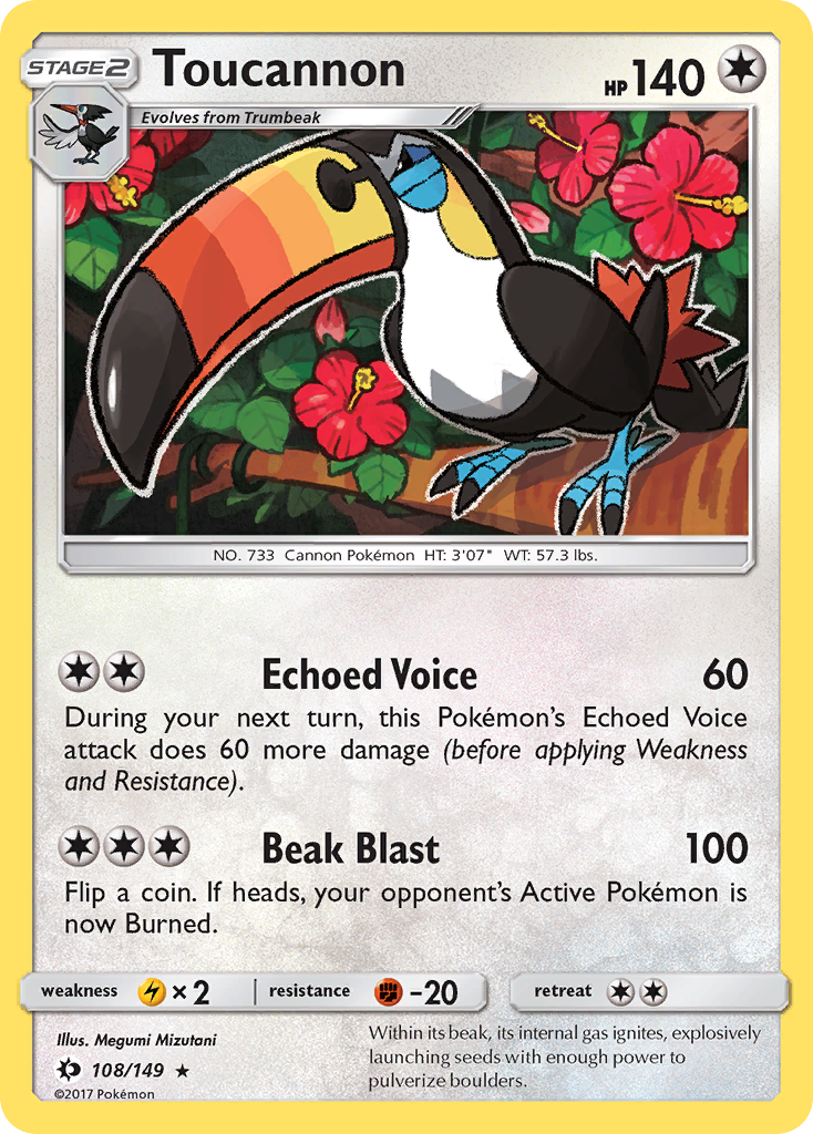 Toucannon (108/149) [Sun & Moon: Base Set] | Exor Games Summserside