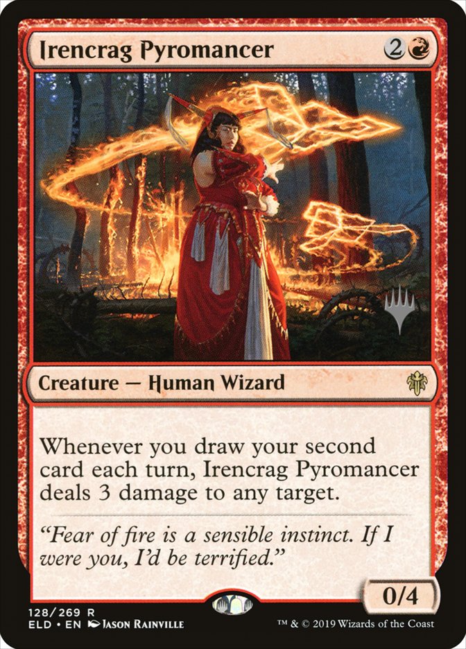 Irencrag Pyromancer (Promo Pack) [Throne of Eldraine Promos] | Exor Games Summserside