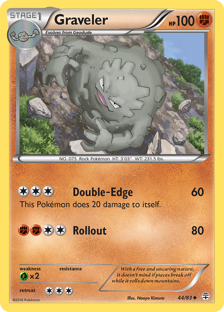 Graveler (44/83) [XY: Generations] | Exor Games Summserside