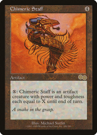 Chimeric Staff [Urza's Saga] | Exor Games Summserside