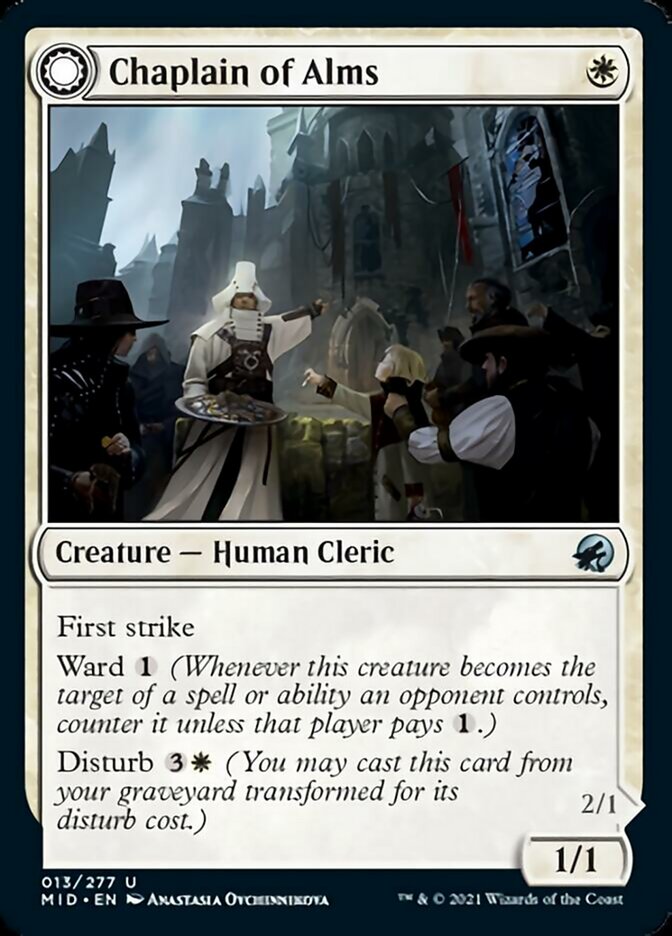 Chaplain of Alms // Chapel Shieldgeist [Innistrad: Midnight Hunt] | Exor Games Summserside