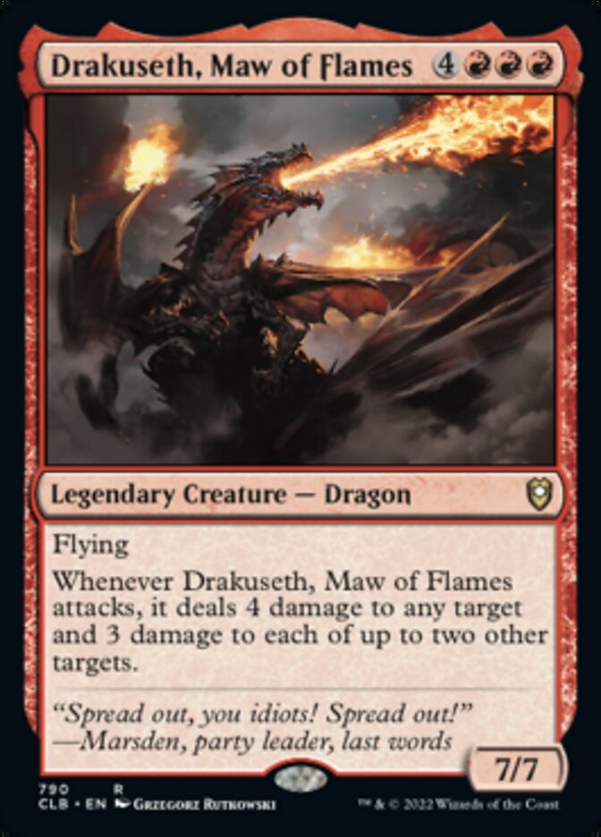 Drakuseth, Maw of Flames [Commander Legends: Battle for Baldur's Gate] | Exor Games Summserside