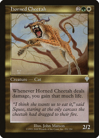 Horned Cheetah [Invasion] | Exor Games Summserside