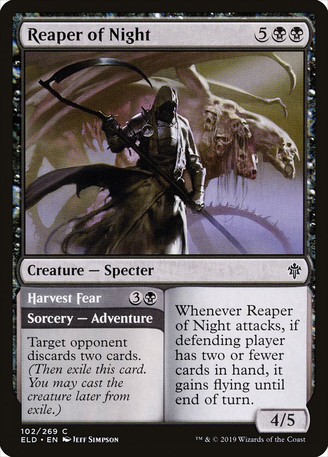 Reaper of Night // Harvest Fear [Throne of Eldraine] | Exor Games Summserside