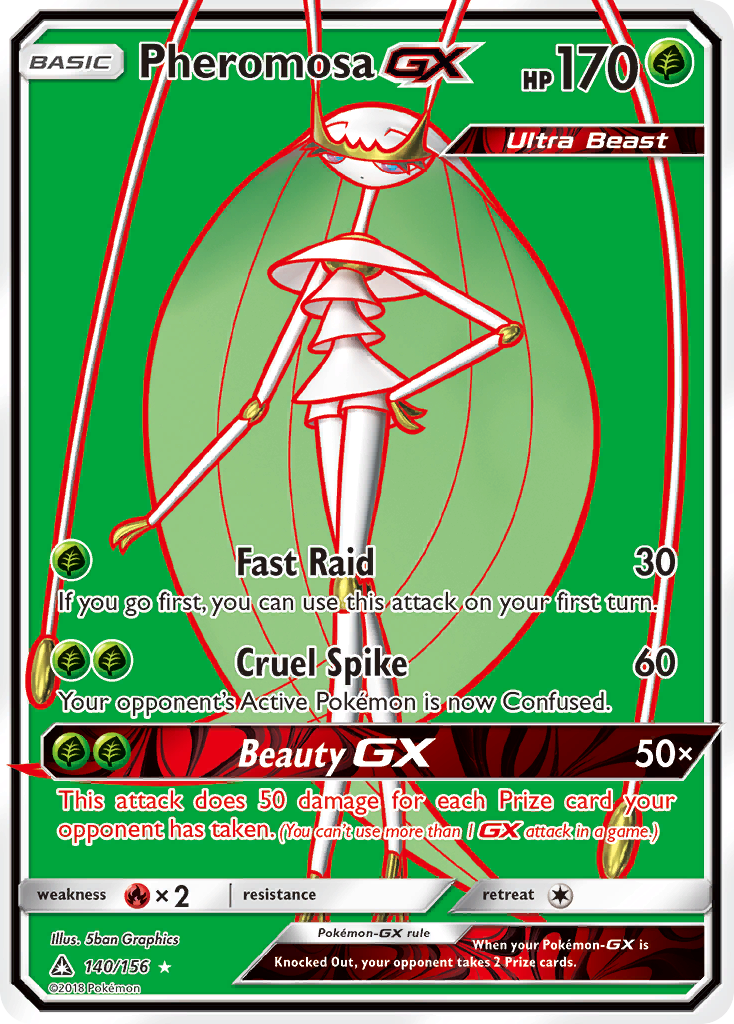 Pheromosa GX (140/156) [Sun & Moon: Ultra Prism] | Exor Games Summserside