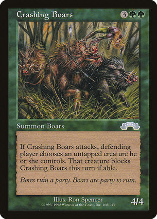 Crashing Boars [Exodus] | Exor Games Summserside