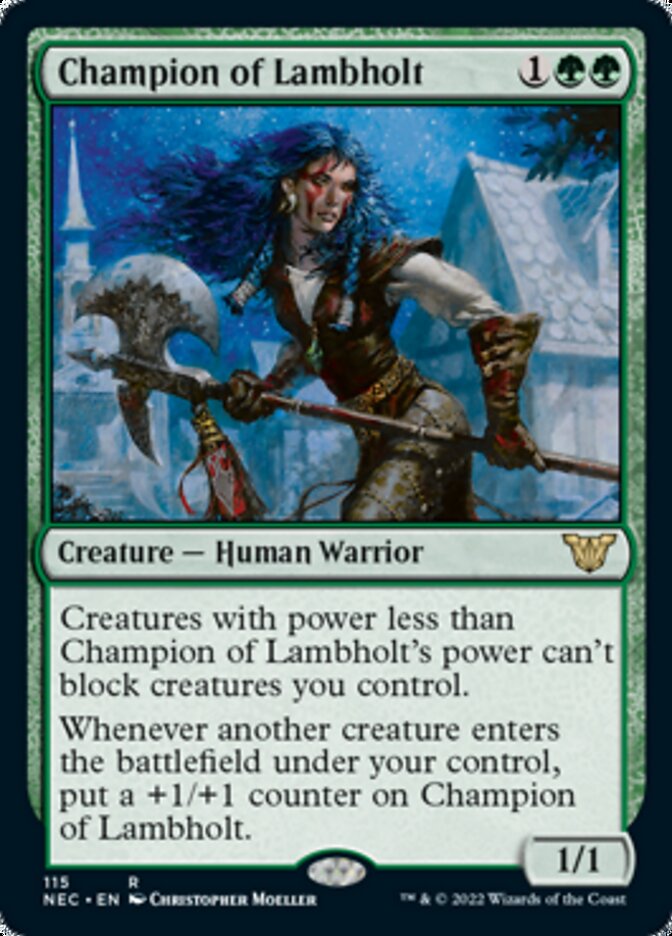 Champion of Lambholt [Kamigawa: Neon Dynasty Commander] | Exor Games Summserside