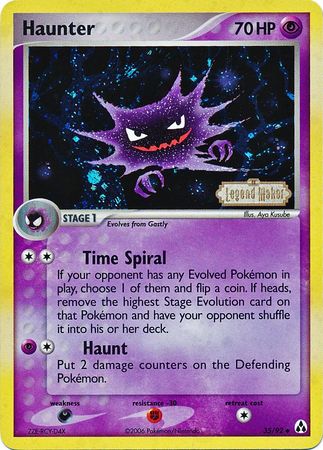 Haunter (35/92) (Stamped) [EX: Legend Maker] | Exor Games Summserside