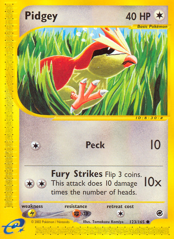 Pidgey (123/165) [Expedition: Base Set] | Exor Games Summserside