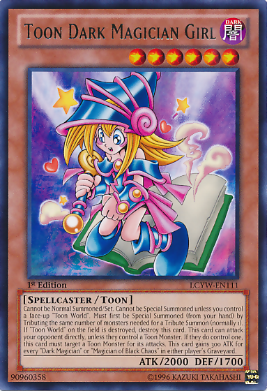 Toon Dark Magician Girl [LCYW-EN111] Rare | Exor Games Summserside