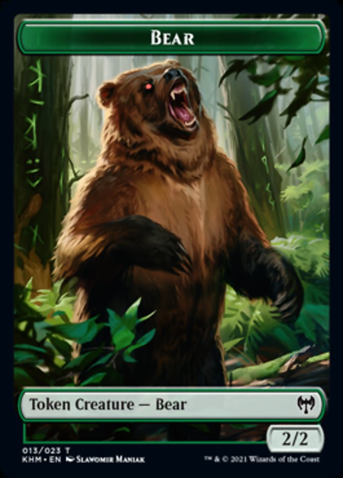 Bear Token [Kaldheim] | Exor Games Summserside