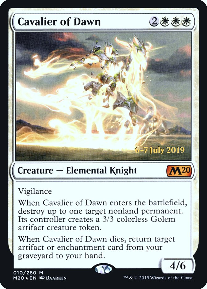 Cavalier of Dawn  [Core Set 2020 Prerelease Promos] | Exor Games Summserside