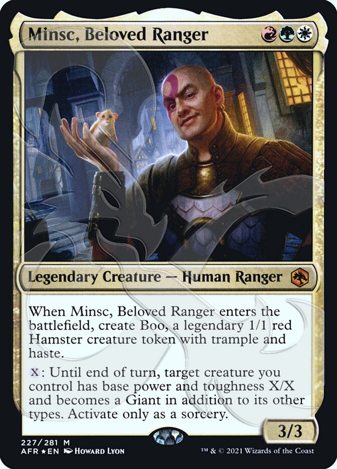 Minsc, Beloved Ranger (Ampersand Promo) [Dungeons & Dragons: Adventures in the Forgotten Realms Promos] | Exor Games Summserside