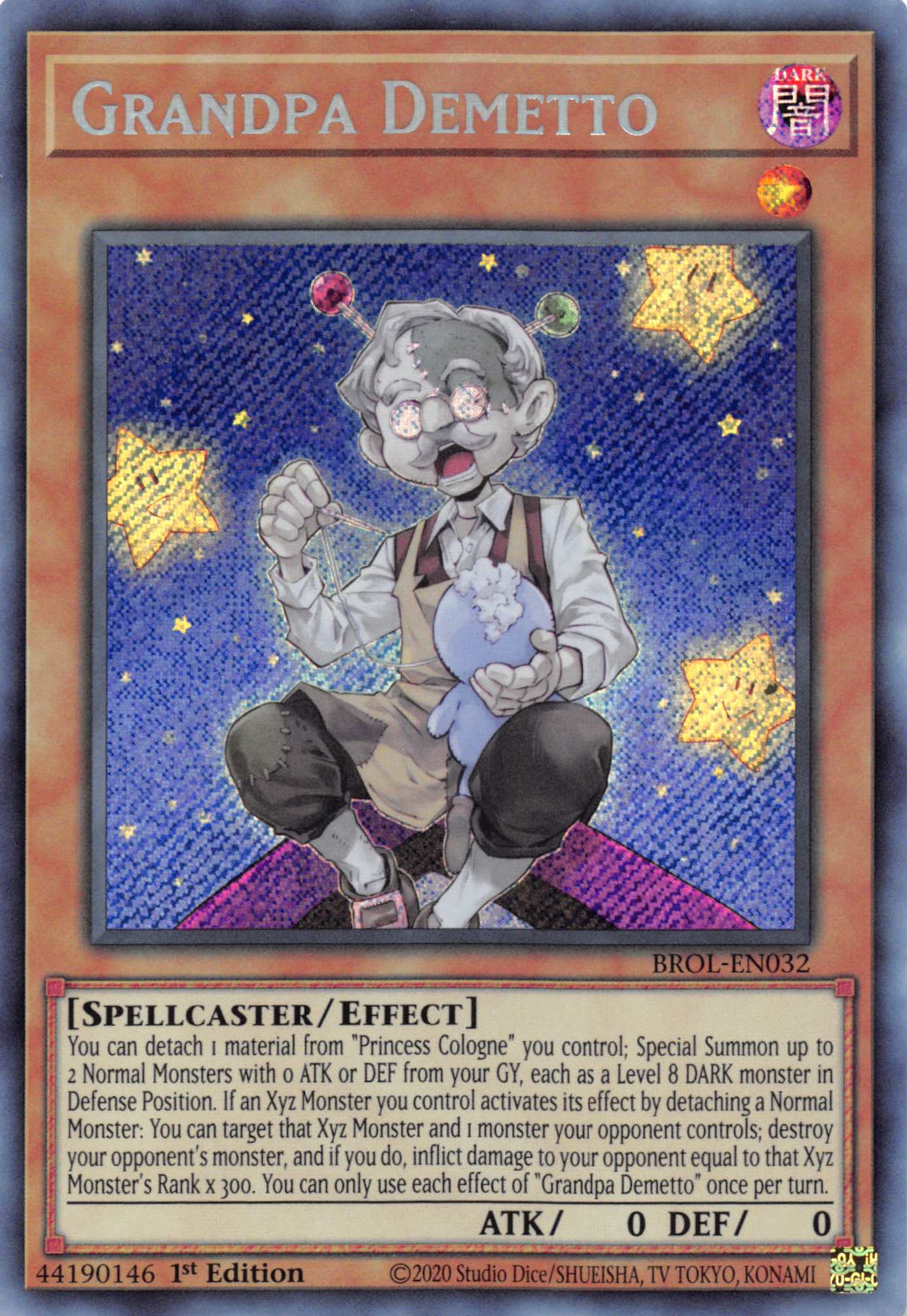 Grandpa Demetto [BROL-EN032] Secret Rare | Exor Games Summserside