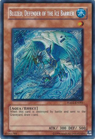 Blizzed, Defender of the Ice Barrier [HA01-EN001] Secret Rare | Exor Games Summserside