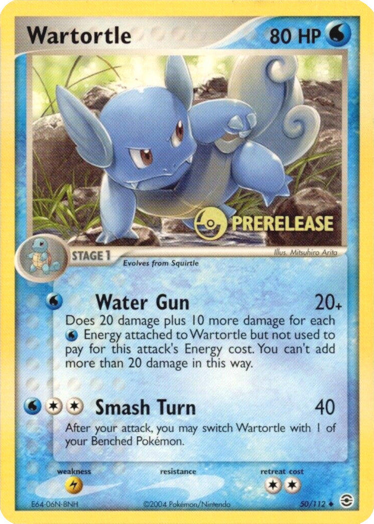 Wartortle (50/112) (Prerelease) [EX: FireRed & LeafGreen] | Exor Games Summserside