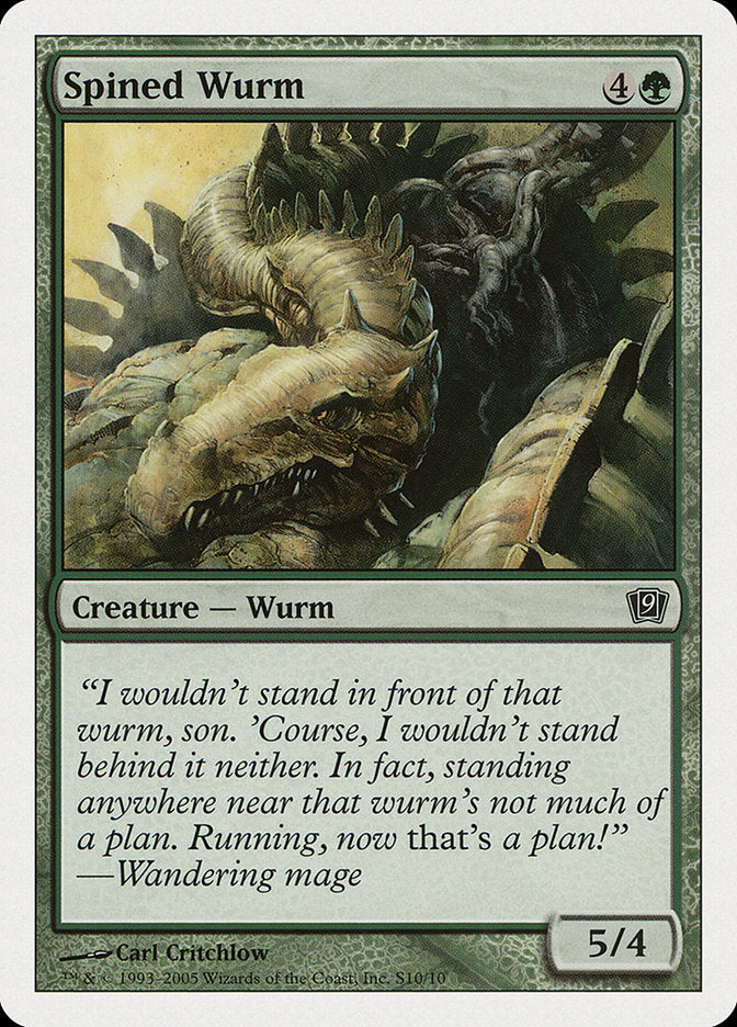 Spined Wurm [Ninth Edition] | Exor Games Summserside