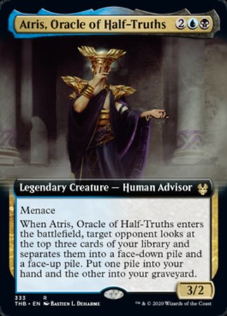 Atris, Oracle of Half-Truths (Extended Art) [Theros Beyond Death] | Exor Games Summserside