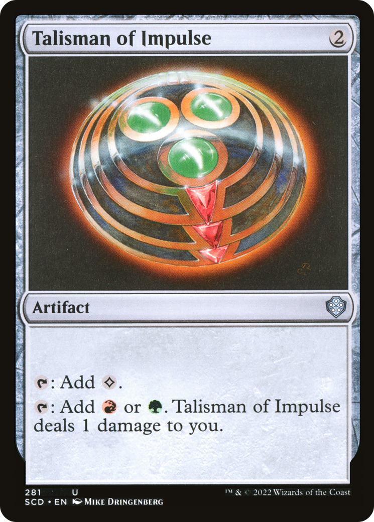 Talisman of Impulse [Starter Commander Decks] | Exor Games Summserside