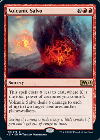 Volcanic Salvo [Core Set 2021] | Exor Games Summserside