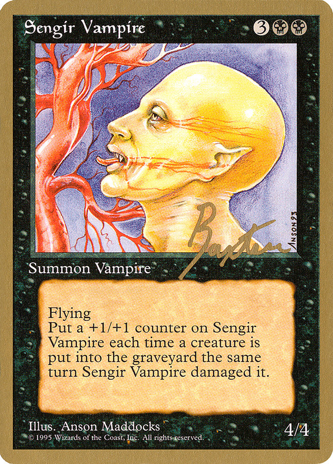 Sengir Vampire (George Baxter) [Pro Tour Collector Set] | Exor Games Summserside