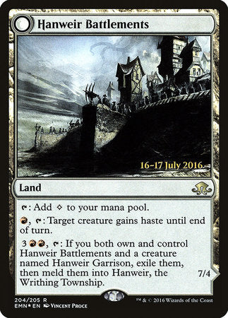 Hanweir Battlements [Eldritch Moon Promos] | Exor Games Summserside