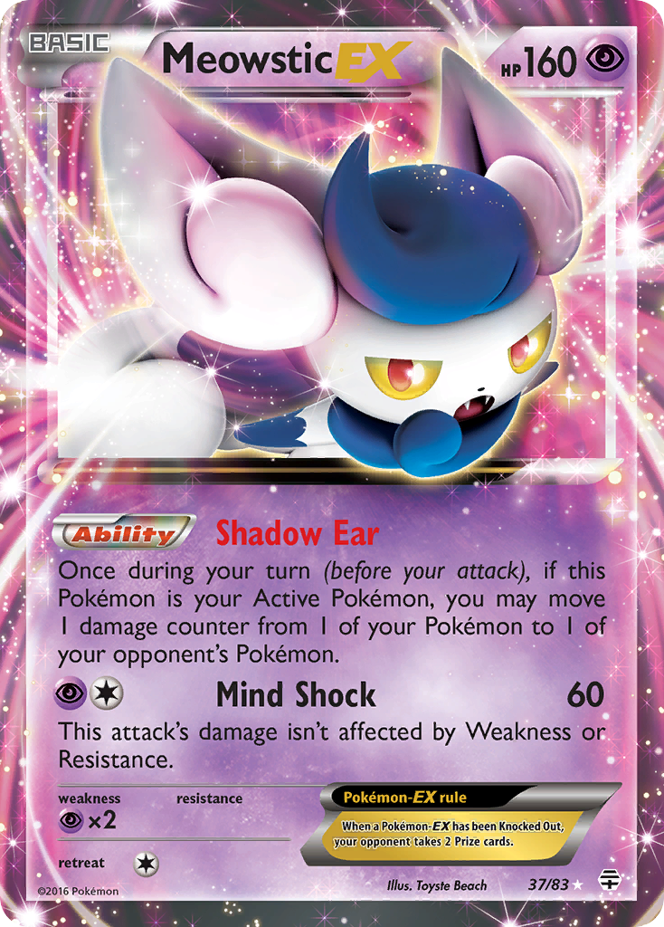 Meowstic EX (37/83) [XY: Generations] | Exor Games Summserside