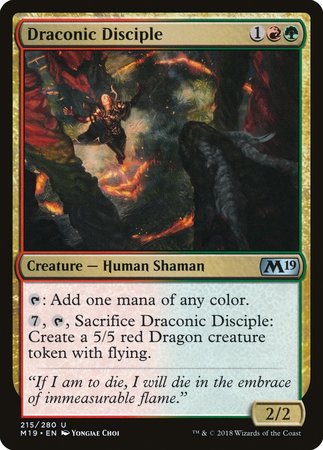 Draconic Disciple [Core Set 2019] | Exor Games Summserside