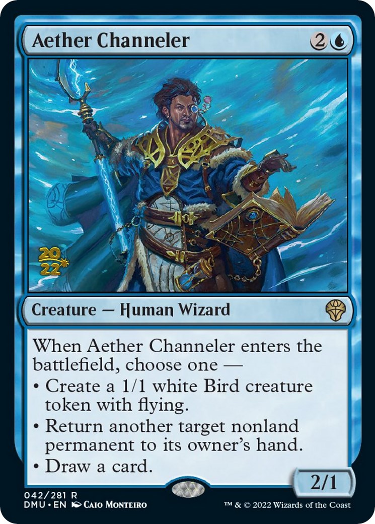 Aether Channeler [Dominaria United Prerelease Promos] | Exor Games Summserside