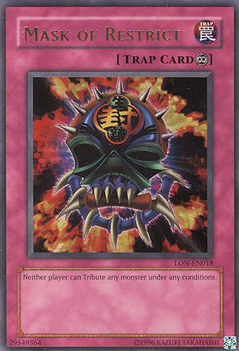 Mask of Restrict [LON-EN018] Ultra Rare | Exor Games Summserside