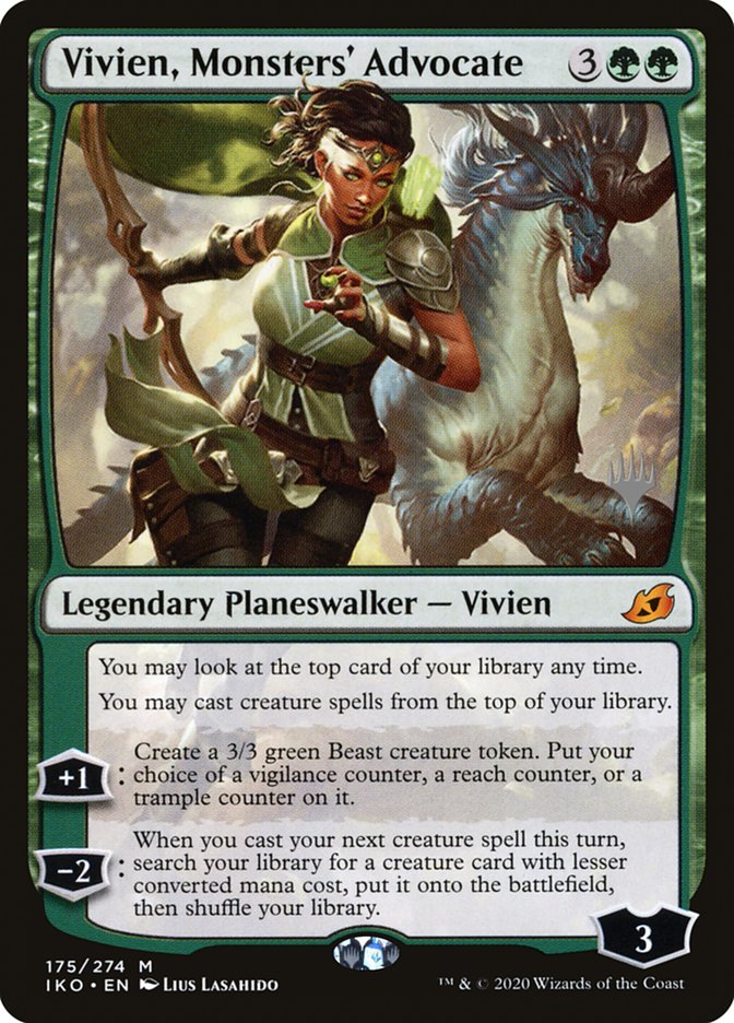 Vivien, Monsters' Advocate (Promo Pack) [Ikoria: Lair of Behemoths Promos] | Exor Games Summserside