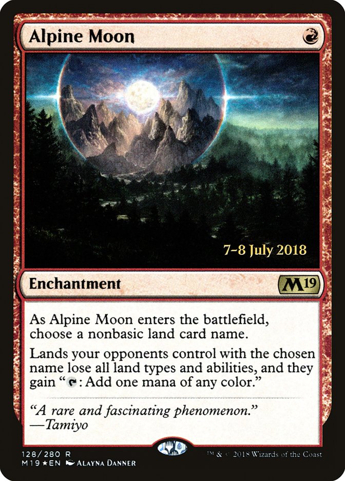 Alpine Moon  [Core Set 2019 Prerelease Promos] | Exor Games Summserside