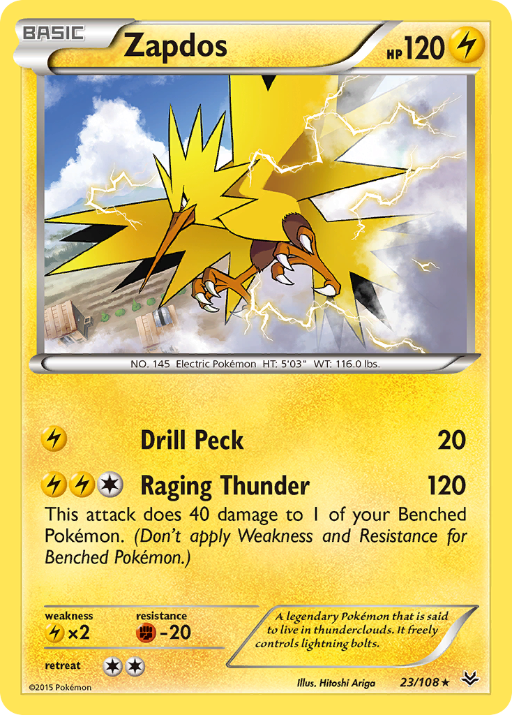 Zapdos (23/108) [XY: Roaring Skies] | Exor Games Summserside