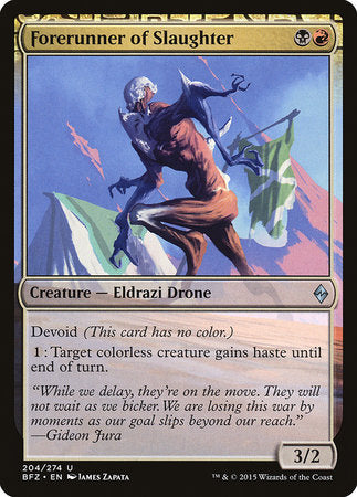Forerunner of Slaughter [Battle for Zendikar] | Exor Games Summserside