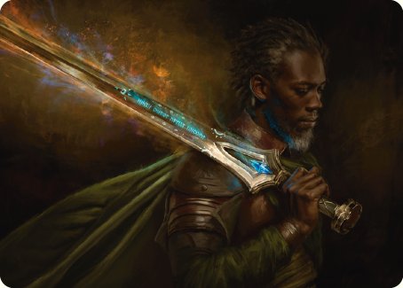 Anduril, Flame of the West Art Card [The Lord of the Rings: Tales of Middle-earth Art Series] | Exor Games Summserside