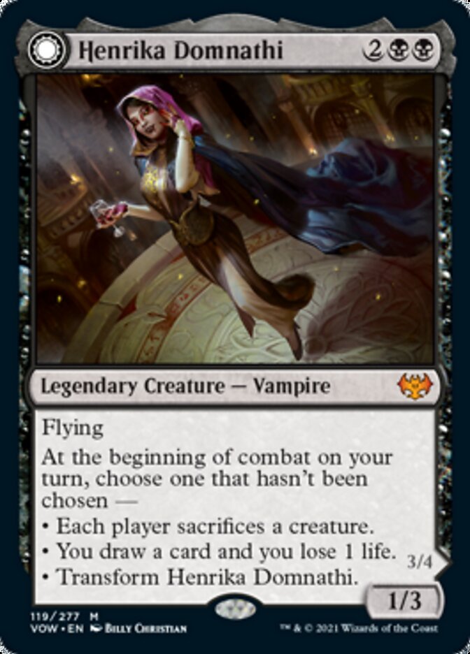 Henrika Domnathi // Henrika, Infernal Seer [Innistrad: Crimson Vow] | Exor Games Summserside