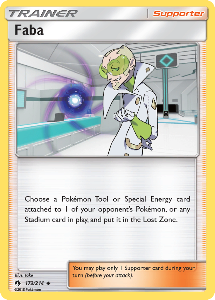 Faba (173/214) [Sun & Moon: Lost Thunder] | Exor Games Summserside