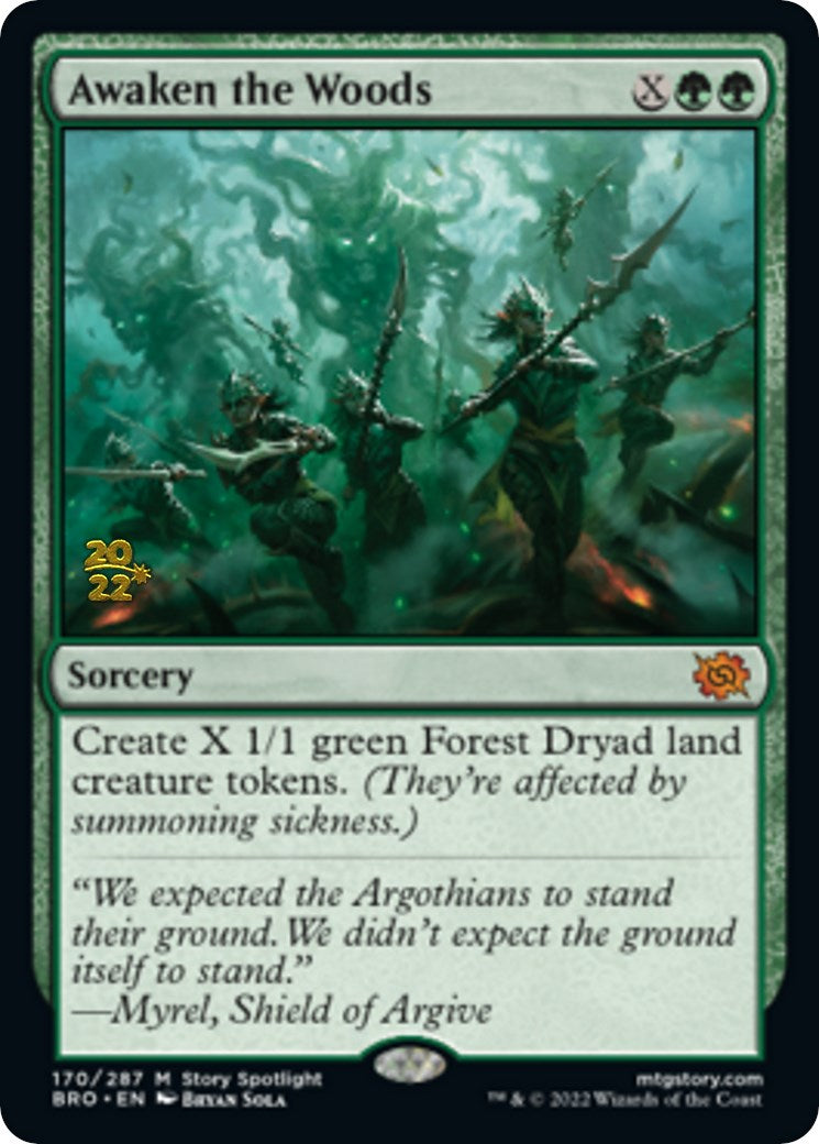 Awaken the Woods [The Brothers' War: Prerelease Promos] | Exor Games Summserside