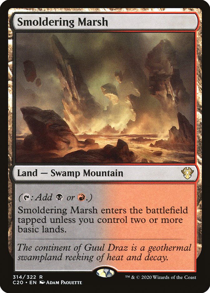 Smoldering Marsh [Commander 2020] | Exor Games Summserside