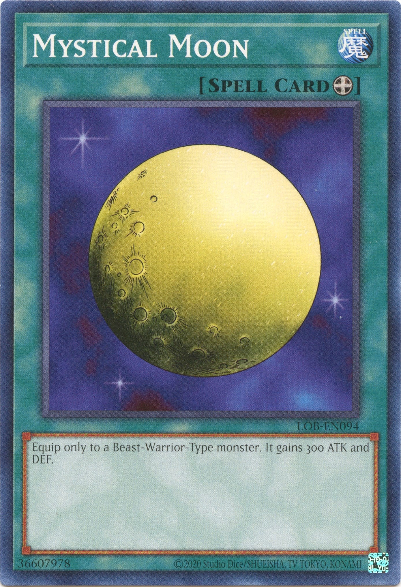 Mystical Moon (25th Anniversary) [LOB-EN094] Common | Exor Games Summserside