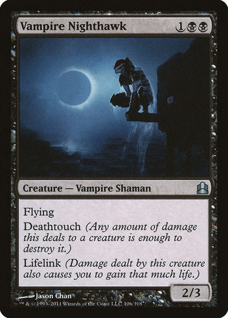 Vampire Nighthawk [Commander 2011] | Exor Games Summserside
