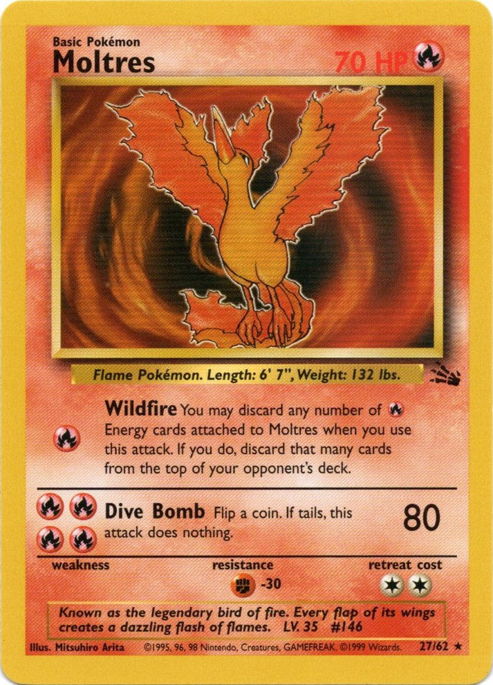 Moltres (27/62) [Fossil Unlimited] | Exor Games Summserside