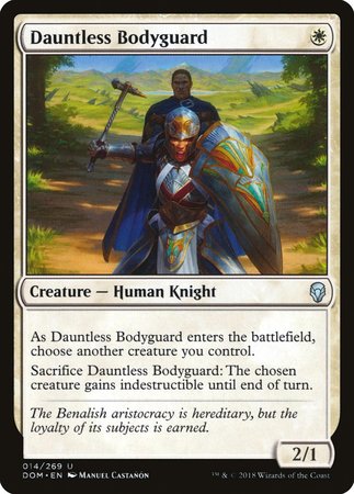 Dauntless Bodyguard [Dominaria] | Exor Games Summserside